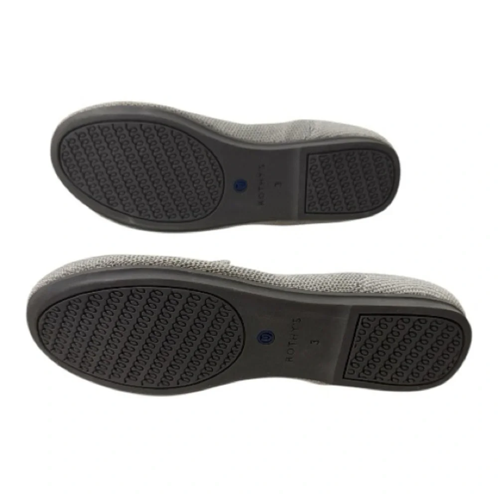 ROTHY’S Gray Knit Flats · Size 3